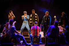 Sting and the ensemble of The Last Ship at the Theatre Royal Drury Lane