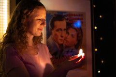 Miranda Colmans as Ginny in We’ll Always Have Paris at the White Bear Theatre