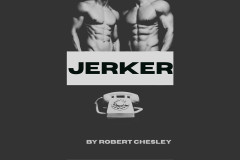 Key art for Jerker by Robert Chesley at Waterloo East Theatre, showing the title and a vintage rotary telephone