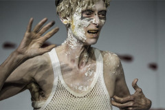 Tilda Swinton in Man to Man at the Royal Court. Photo by Ruediger Glatz